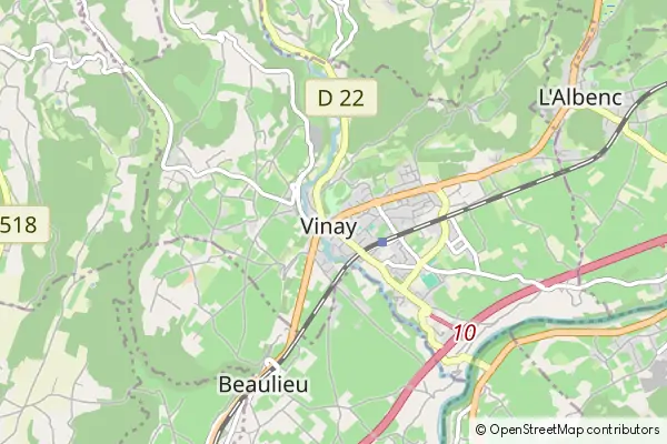 Mapa Vinay