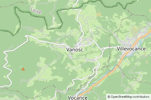 Mapa Vanosc