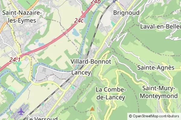 Mapa Villard-Bonnot