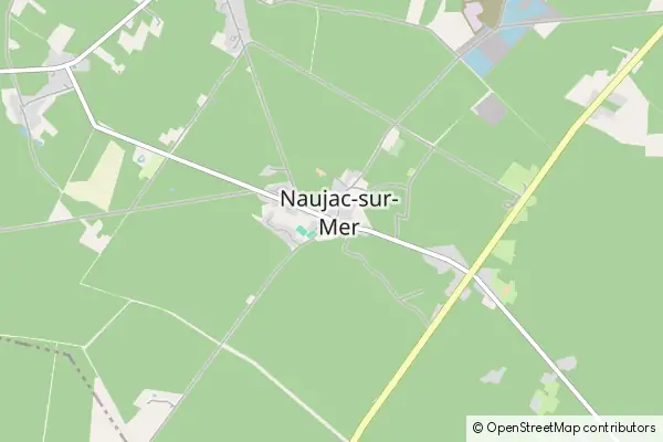 Mapa Naujac-sur-Mer