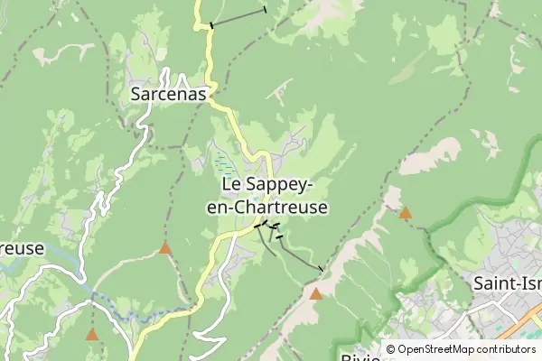 Mapa Le Sappey-en-Chartreuse