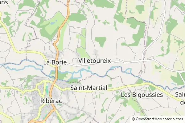 Mapa Villetoureix