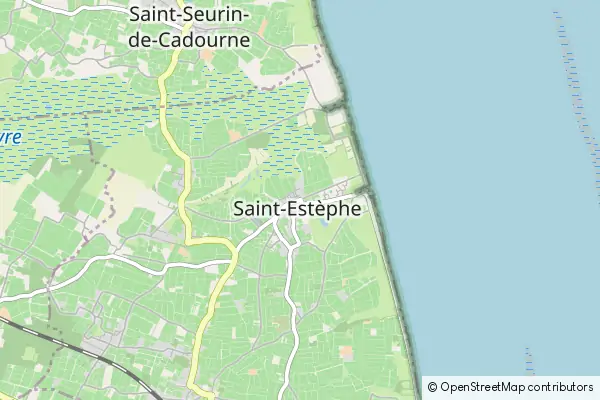 Mapa Saint-Estèphe