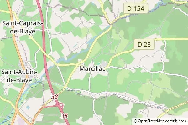 Mapa Marcillac