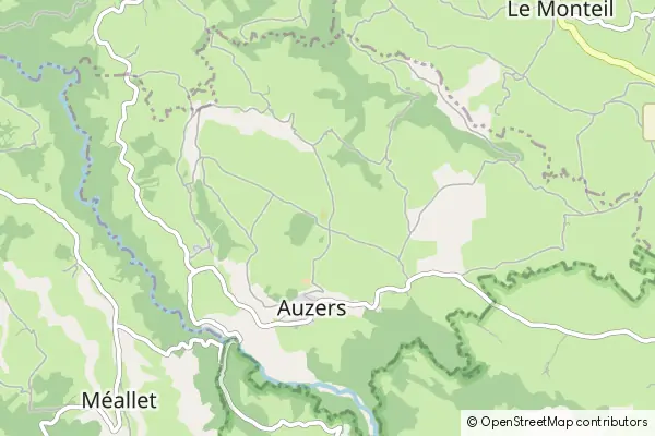 Mapa Auzers