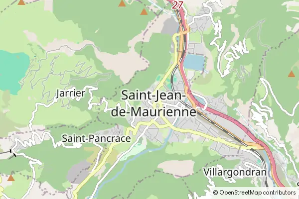 Mapa Saint-Jean-de-Maurienne