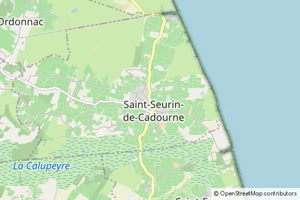 Mapa Saint-Seurin-de-Cadourne