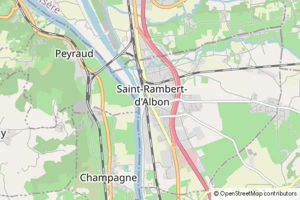 Mapa Saint-Rambert-d'Albon