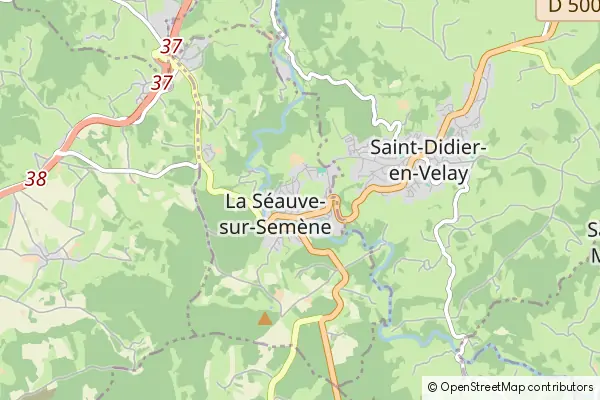 Mapa La Séauve-sur-Semène