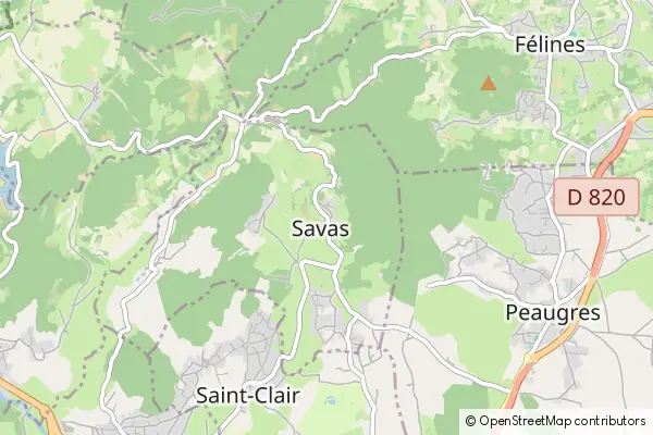 Mapa Savas