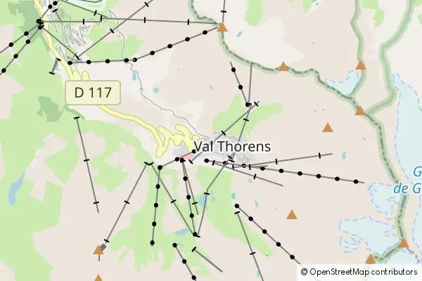 Mapa Val Thorens