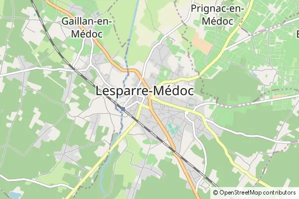 Mapa Lesparre-Médoc