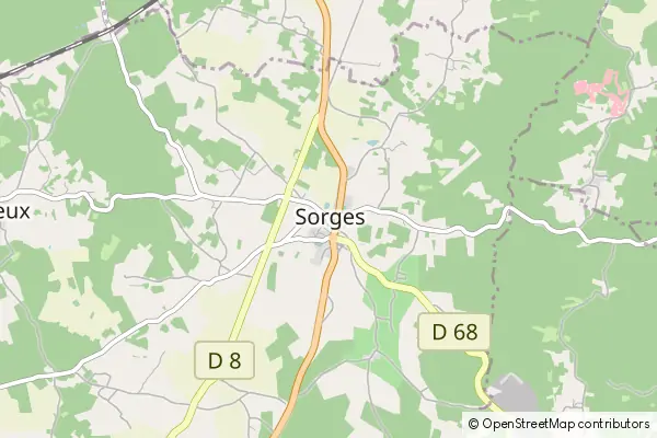 Mapa Sorges