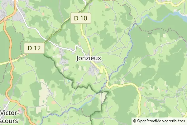 Mapa Jonzieux