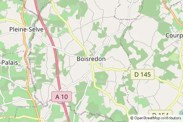 Mapa Boisredon