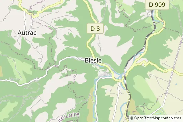 Mapa Blesle