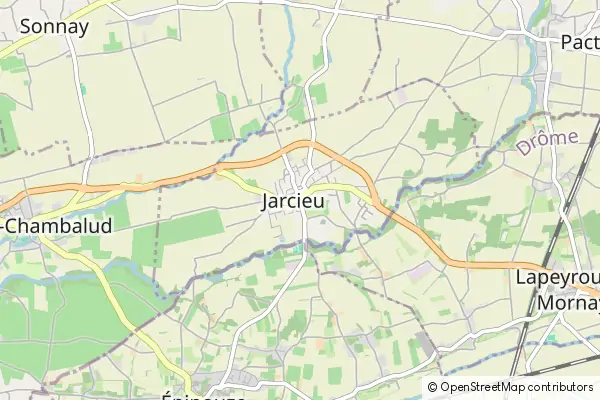 Mapa Jarcieu