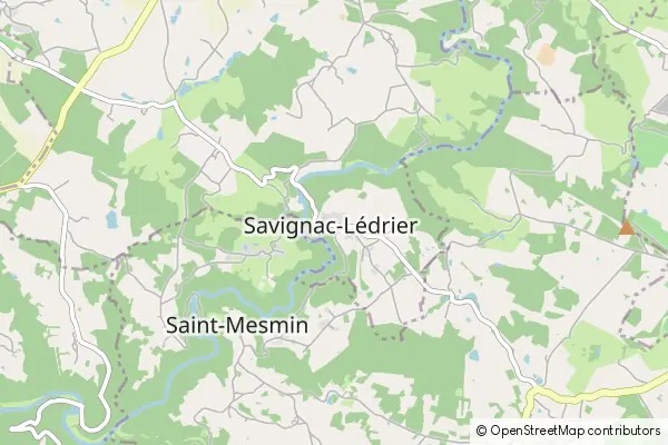 Mapa Savignac-Lédrier