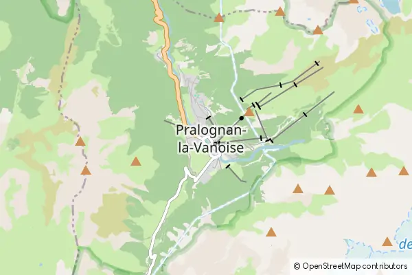 Mapa Pralognan-la-Vanoise