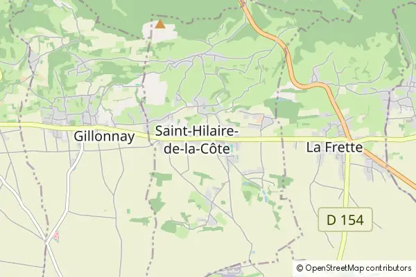 Mapa Saint-Hilaire-de-la-Côte