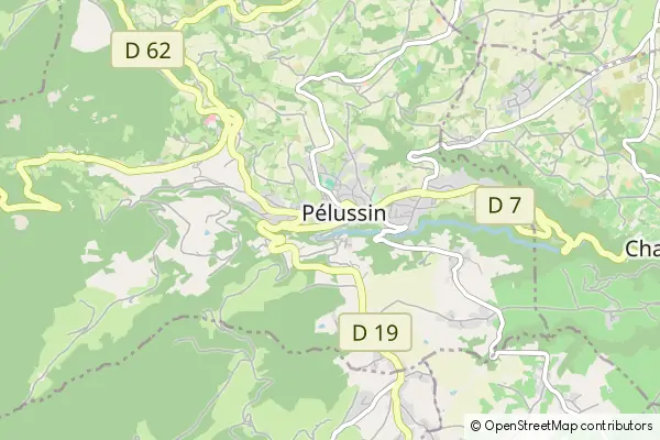 Mapa Pélussin