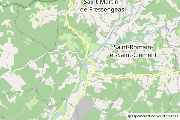 Mapa Saint-Jean-de-Côle