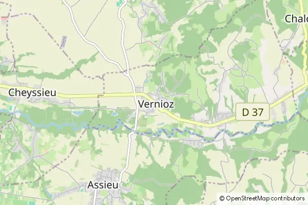 Mapa Vernioz