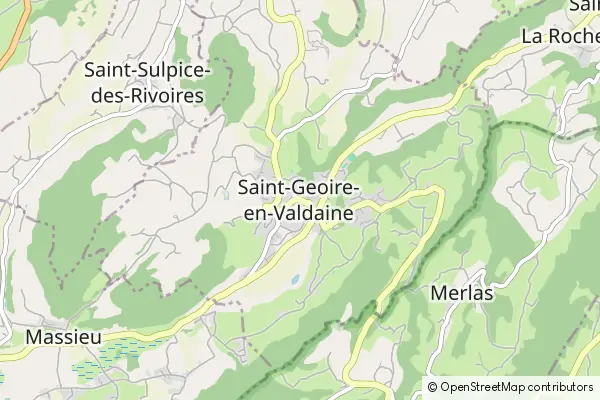 Mapa Saint-Geoire-en-Valdaine