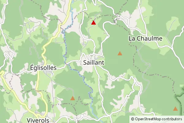 Mapa Saillant