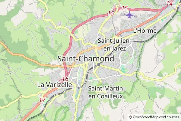 Mapa St-Chamond