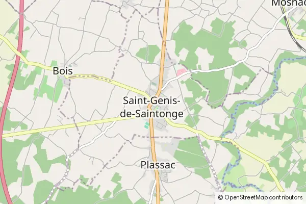 Mapa Saint-Genis-de-Saintonge