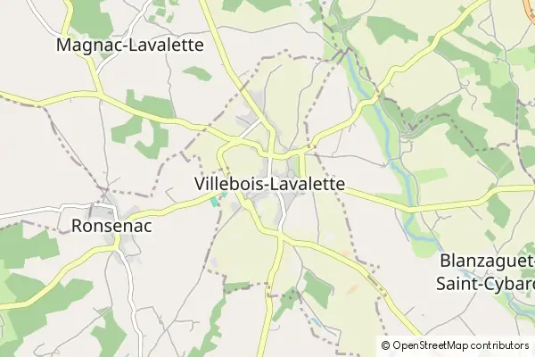 Mapa Villebois-Lavalette