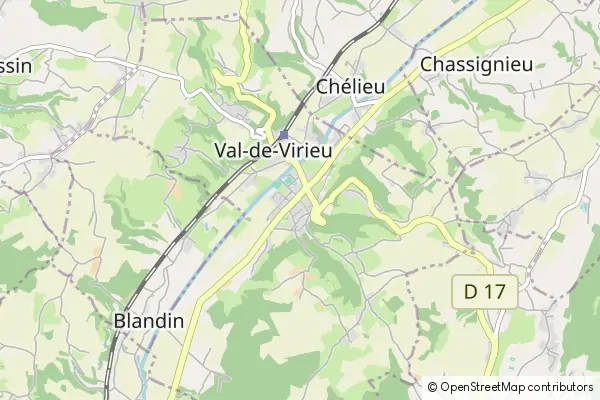 Mapa Virieu