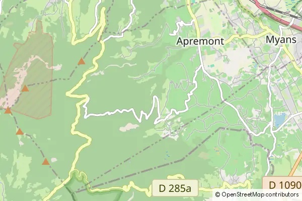 Mapa Apremont