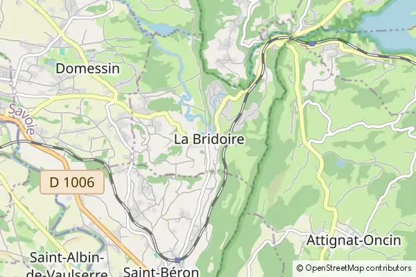 Mapa La Bridoire