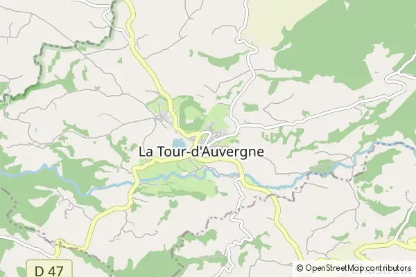 Mapa La Tour-d'Auvergne