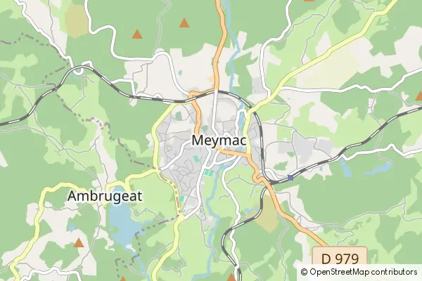 Mapa Meymac