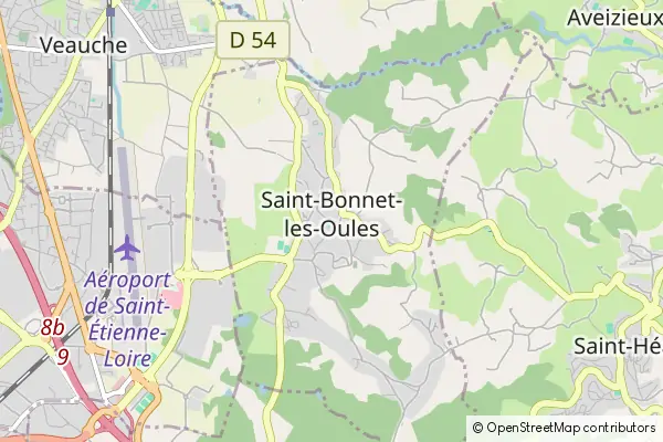 Mapa Saint-Bonnet-les-Oules