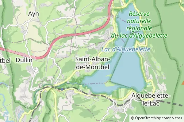 Mapa Saint-Alban-de-Montbel