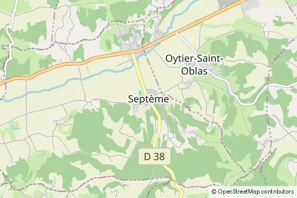 Mapa Septème