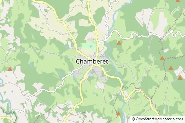 Mapa Chamberet