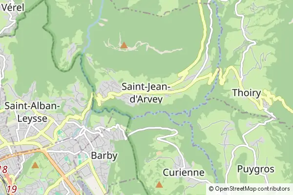 Mapa Saint-Jean-d'Arvey