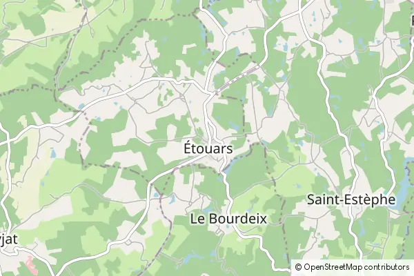 Mapa Étouars