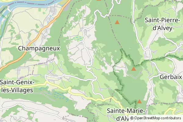 Mapa Saint-Maurice-de-Rotherens