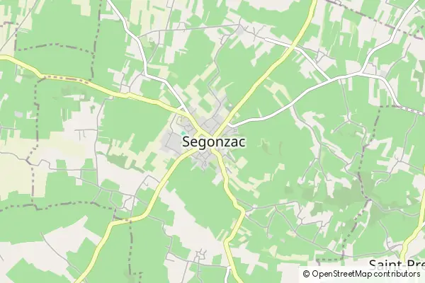 Mapa Segonzac