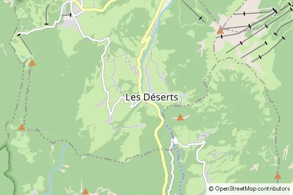 Mapa Les Déserts