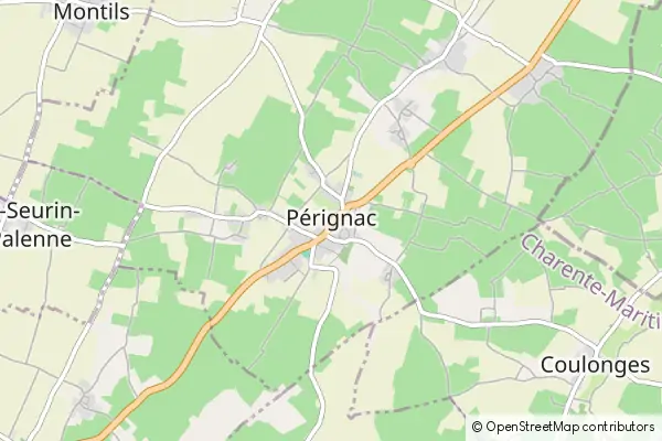Mapa Pérignac