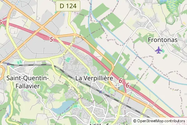 Mapa La Verpillière