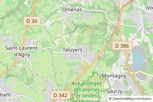 Mapa Taluyers