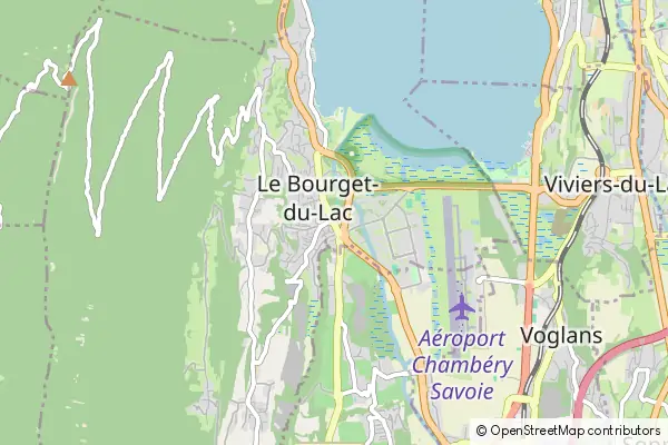 Mapa Le Bourget-du-Lac